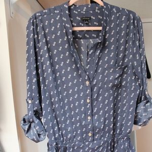 Ann Taylor Printed Romper